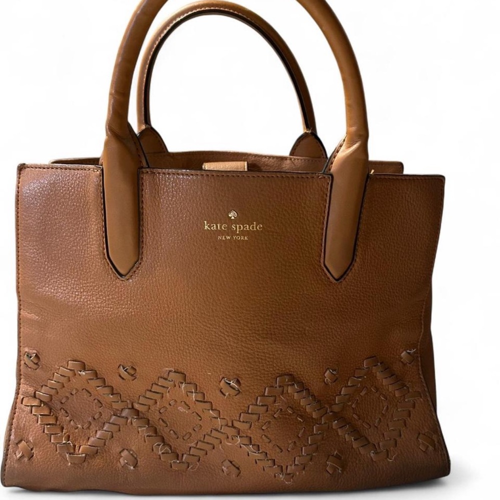 Preloved Boho Kate Spade Tan Tote
